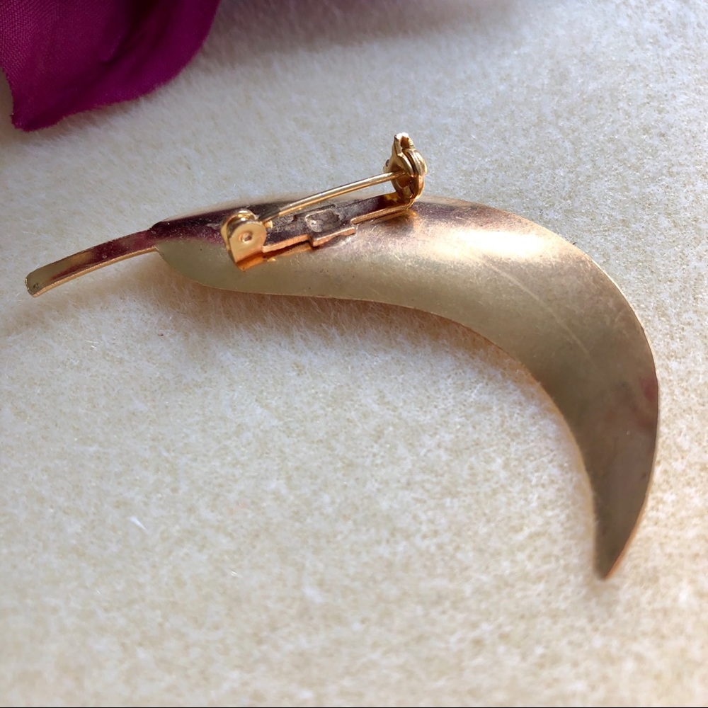 Vintage-Feather Brooch- VINTAGE - Picture 5 of 6